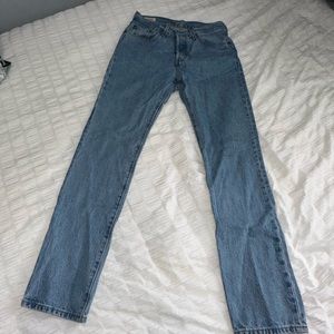 Levi’s premium 501 straight leg jeans
